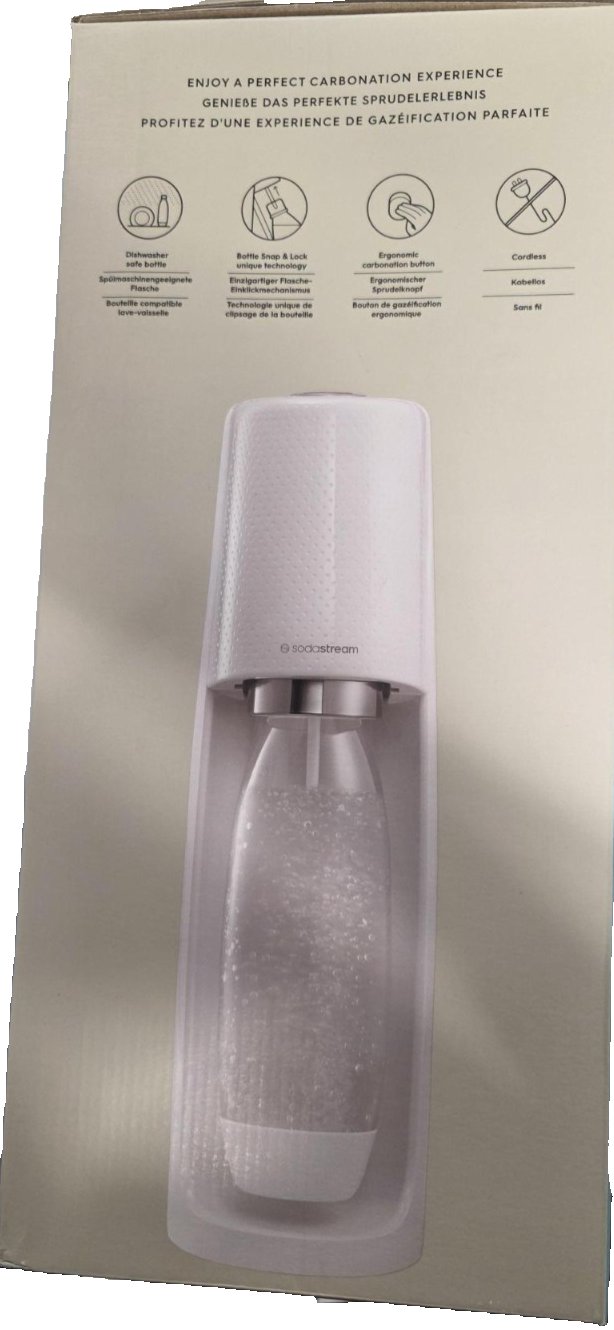 SodaStream Spirit Sparkling Drink Water Soda Fizzy Drinks Machine Maker White