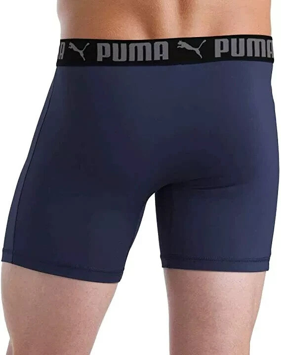 Puma Mens Boxer Brief Sport Luxe Performance Athletic Underwear XL 5 Pack