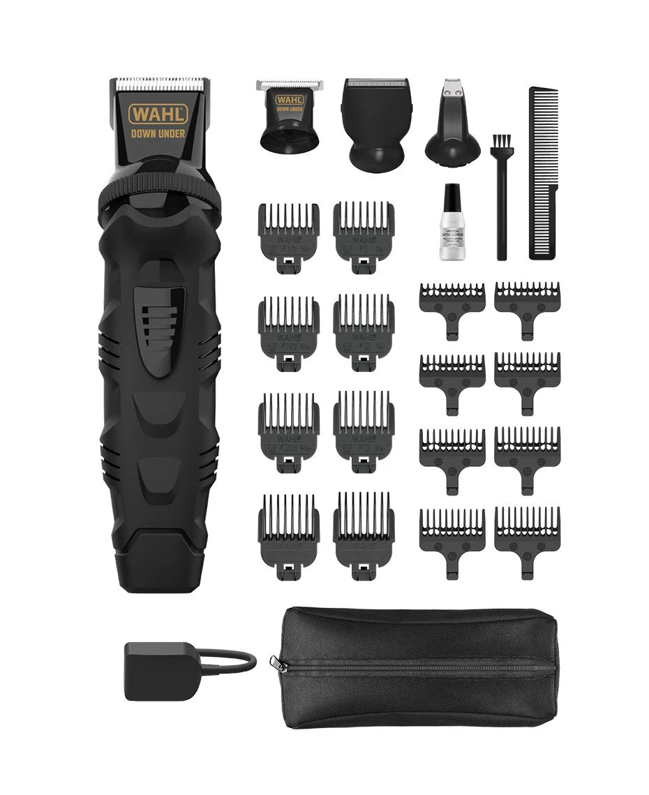 Wahl Down Under Sport 360 Trimmer Rechargeable Beard Trimming Clipper Hair Groom