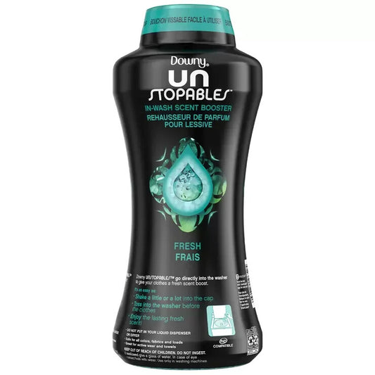 Downy Unstopables Fabric Softener Fresh Frais Booster Bead Scent Laundry 963g