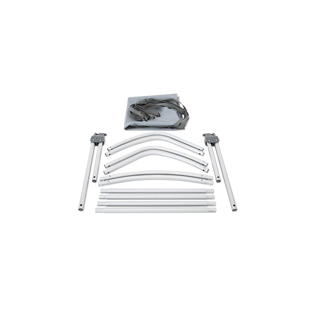 Intex Boat Canopy Bimini Top Sun Shade Protection Roof Aluminum 5ft 3in For