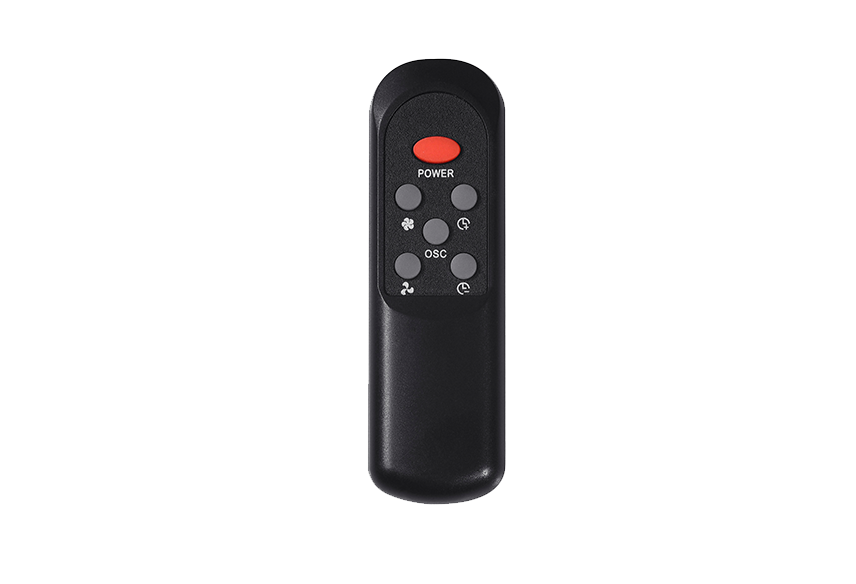 Dimplex 50cm Wall Mounted Fan with Remote Control 3 Speed Oscillating Black