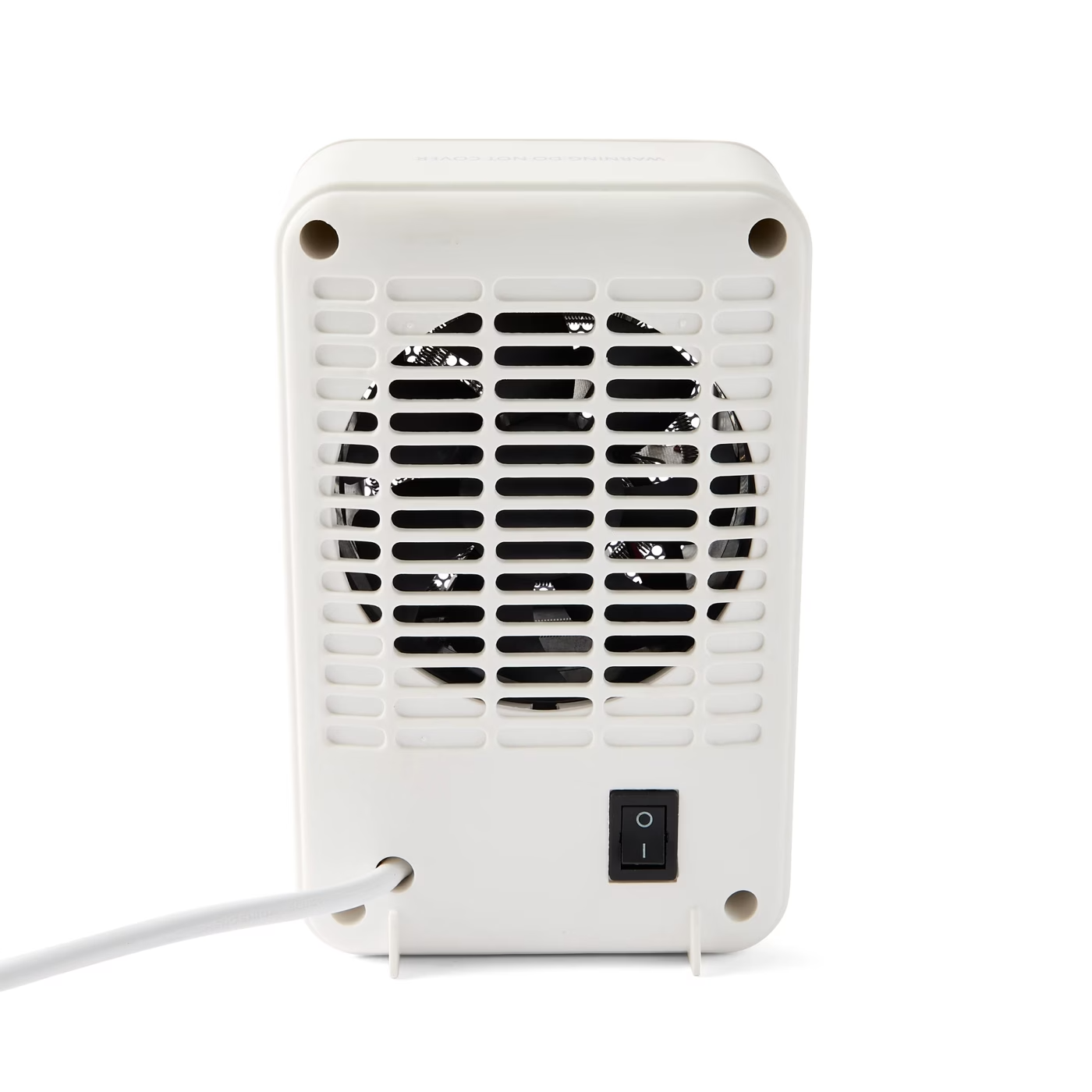 Desktop Mini Electric Heater Portable Small Room Warmer Office Table 600W White