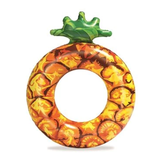 H2OGO Inflatable Summer Fruit Pool Ring Swim Float Rafts Blow Up Kids Adult Toy