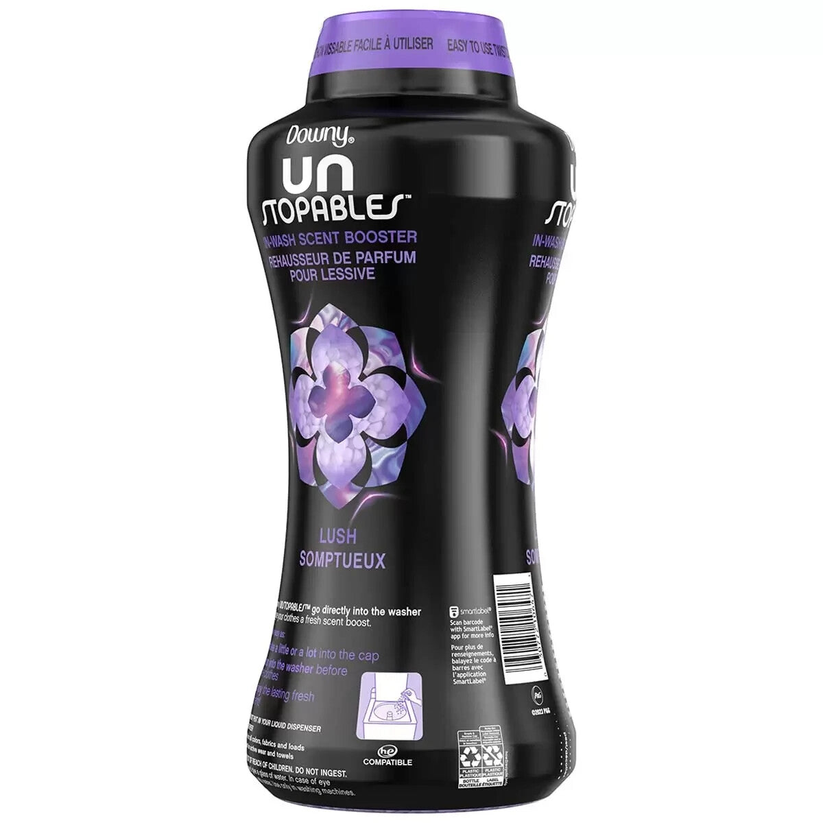 2x Downy Unstopables Fabric Softner Lush Scent Booster Beads Laundry 963g