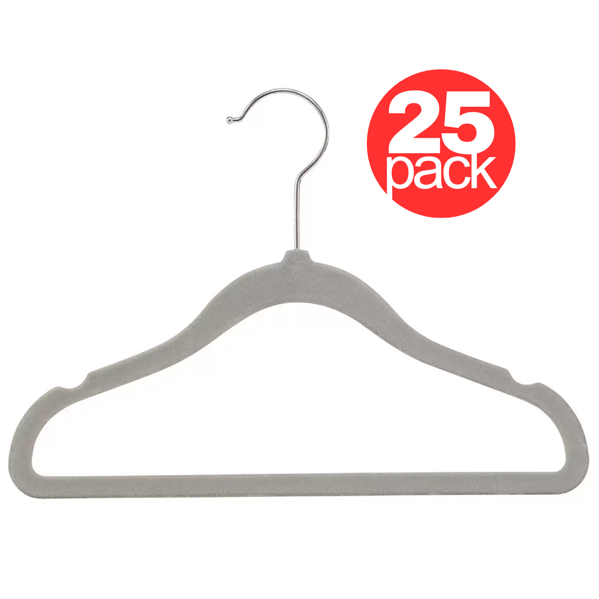 Flocked Kids Hangers Clothes Baby Child Coat Hanger Plastic Clothing Rack 25 Pk