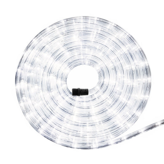Arlec Auto Switch Rope Light Solar Outdoor Xmas Multicolour Cool White Led 10m