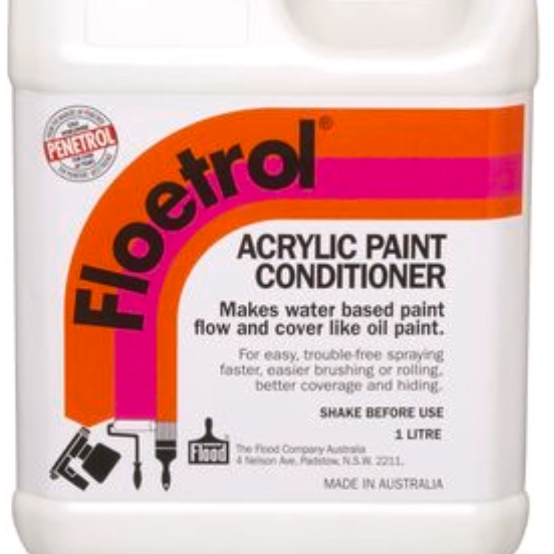 Floetrol Flood 1L Acrylic Paint Conditioner Liquid Painting Spray Brush Coverage