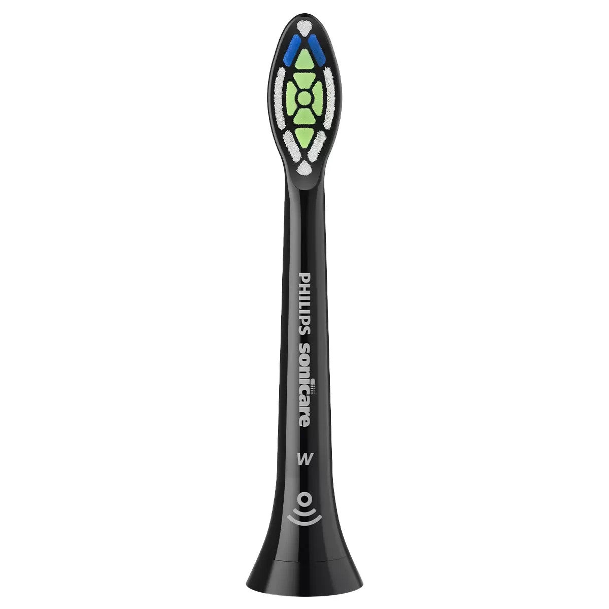 8X  Genuine Philips Sonicare W2 Optimal Black Standard Electric Toothbrush Heads