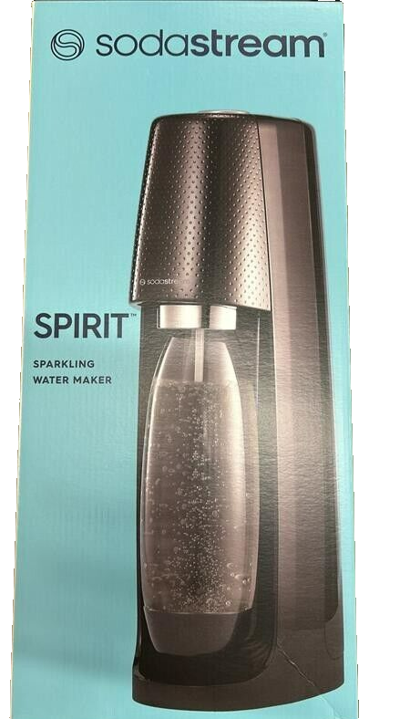 SodaStream Spirit Sparkling Drink Water Soda Fizzy Drinks Machine Maker Black