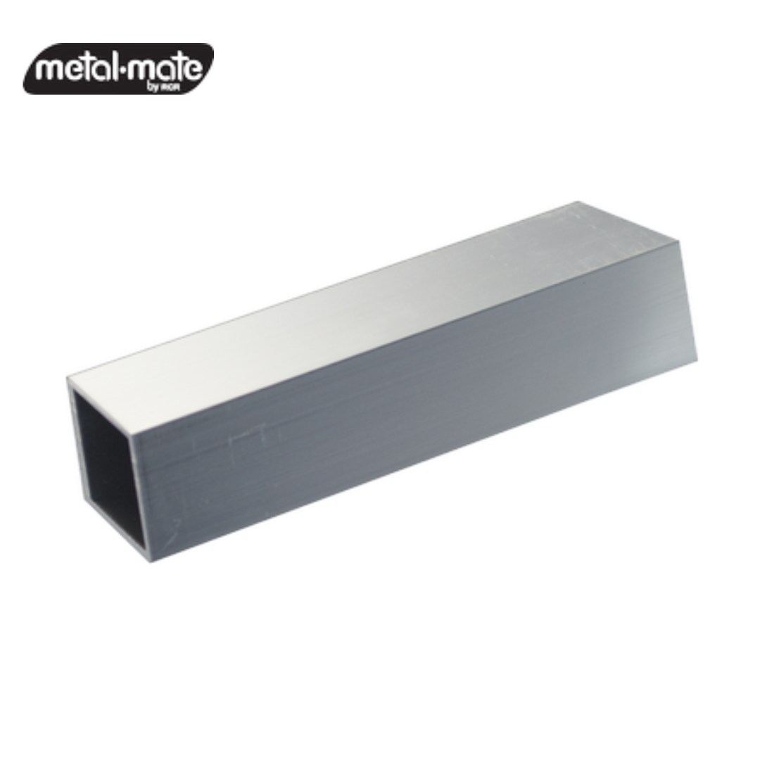 Metal Mate 25.4 x 25.4 x 1.2mm 0.45m Connect-It Square Tube Silver Anodised