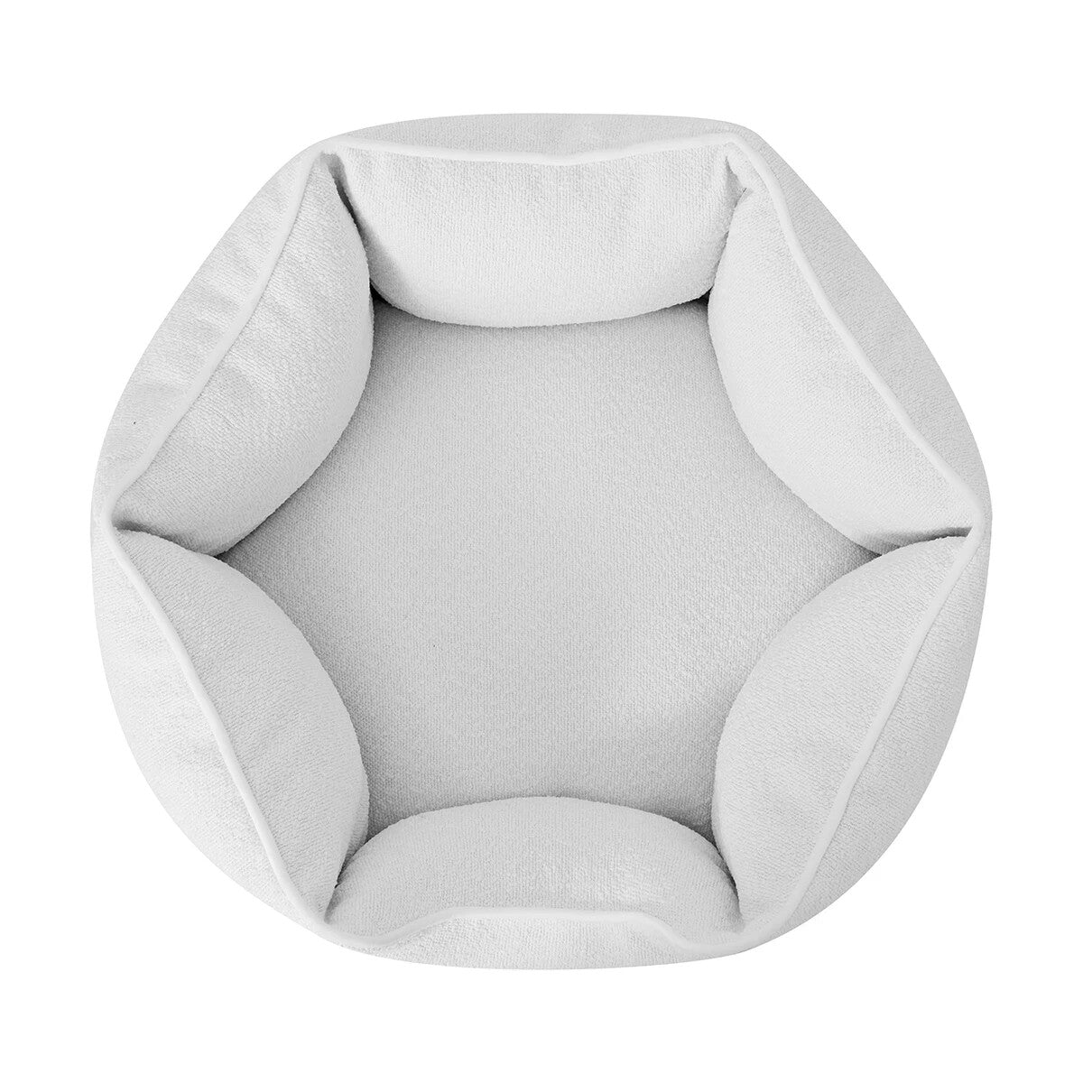 Dog Bed Pet Hexagon Lounge Soft Sofa Calming Puppy Cat Sleeping Cushion