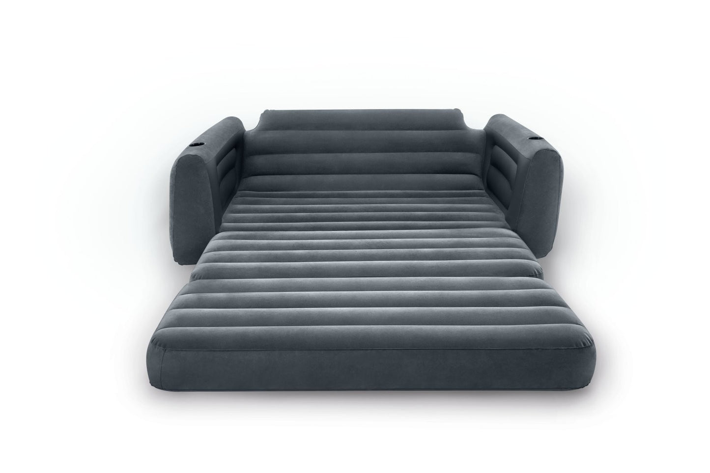 Intex Pull Out Sofa Bed Air Couch Inflatable Lounge Camping  with Drink Holder