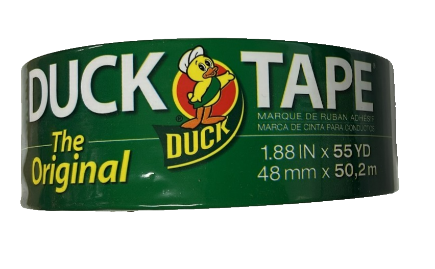 The Original Duck Duct Tape Single Roll Adhesive Sealing Silver 48 mm x 50 m
