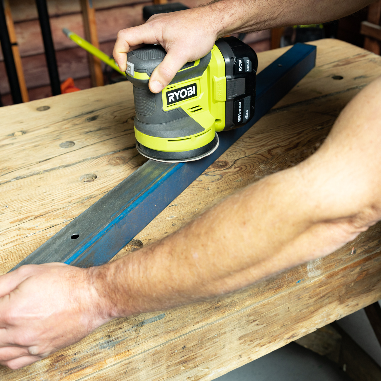 Ryobi ONE+ Random Orbital Sander 18V DIY Woodwork Sanding Polisher  - Tool Only