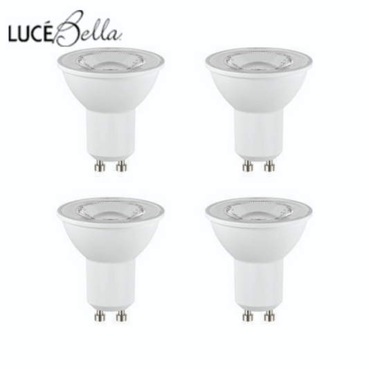 Luce Bella GU10 LED Globe 420lm Daylight 36° Spot Light Downlight 6W 4 Pack