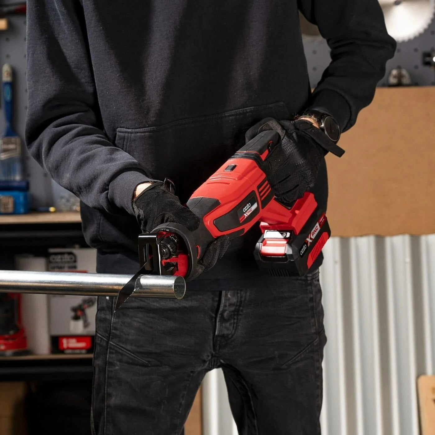 Ozito PXC 18V Reciprocating Saw Cutter Cordless Brushless Home Garden SKIN ONLY