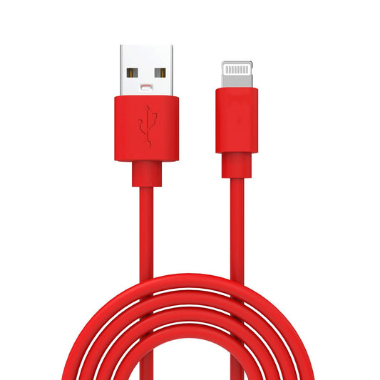 Laser USB Charger Phone Cable Cord for iPhone iPad Tablet Red