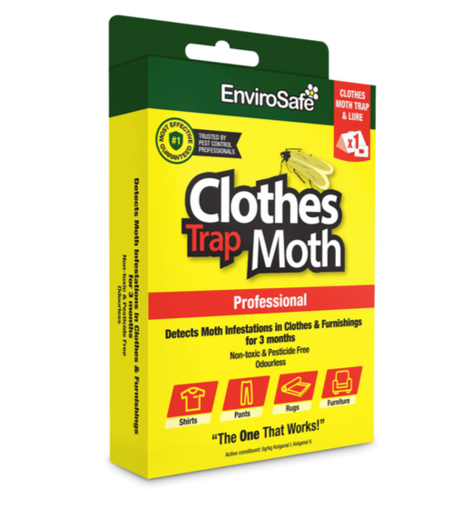 EnviroSafe Professional Clothes Moth Trap Lure Non Toxic Safe DIY Last 3 Month