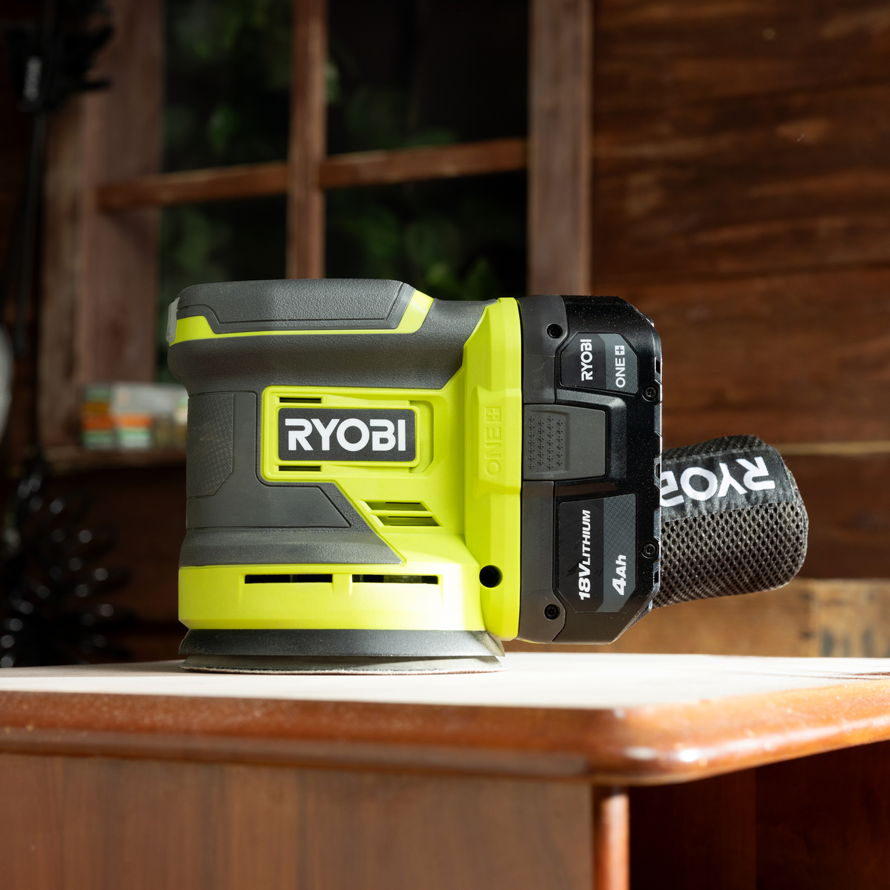 Ryobi ONE+ Random Orbital Sander 18V DIY Woodwork Sanding Polisher  - Tool Only