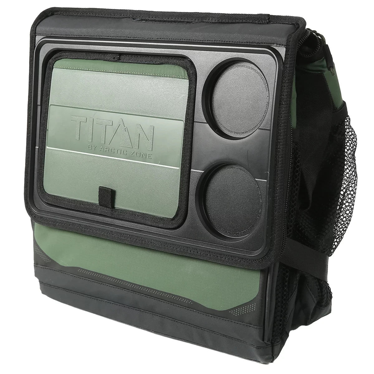 Titan By Arctic Zone 40 Can Cooler Insulated CollapsibleCamping Hiking Bag Green