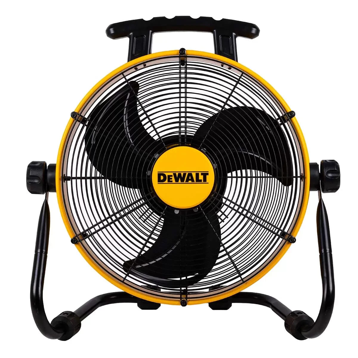 Dewalt Drum Fan Jobsite 3-Speed Adjustable Tilt Angle Workshop with Handle