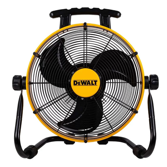 Dewalt Drum Fan Jobsite 3-Speed Adjustable Tilt Angle Workshop with Handle
