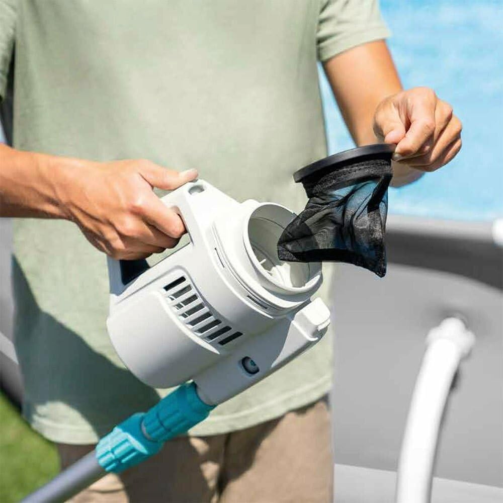 Intex ZR200 Pool Vacuum Cleaner Rechargeable Cordless Telescoping Above Ground