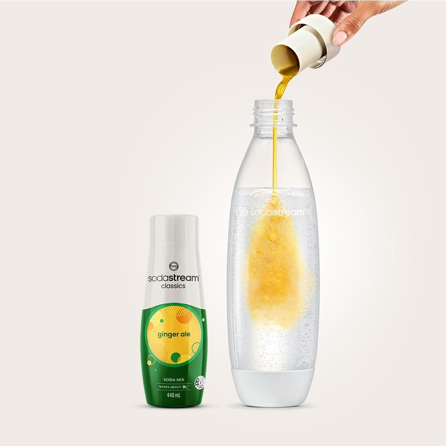 3x SodaStream Classics Ginger Ale Sparkling Soda Water Syrup Drink Mix 440ml