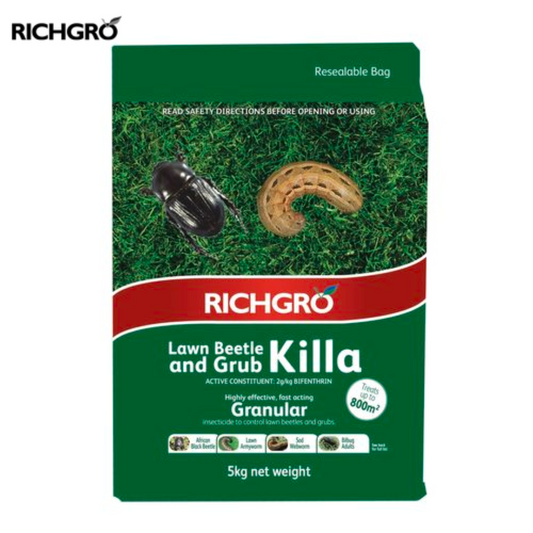 Richgro 5KG Lawn Beetle and Grub Killa Granular Insecticide Insect Pest Control