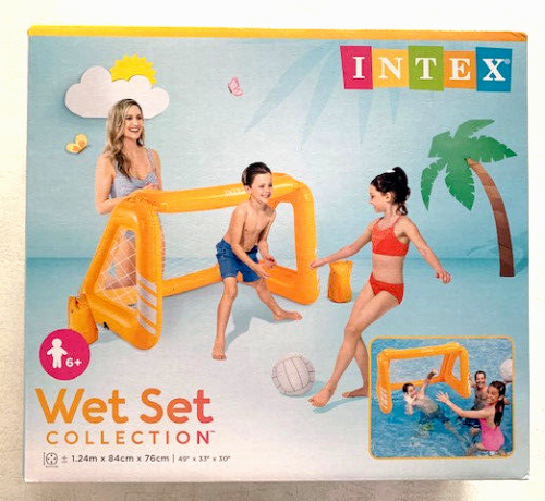 Intex Inflatable Pool Toys Soccer  Polo Water Swimming Goal Game Kids Netball
