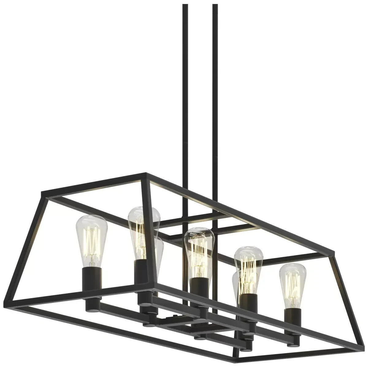 Artika Carter Long 8 Pendant Light Chandelier Dining Kitchen Ceiling Hanging