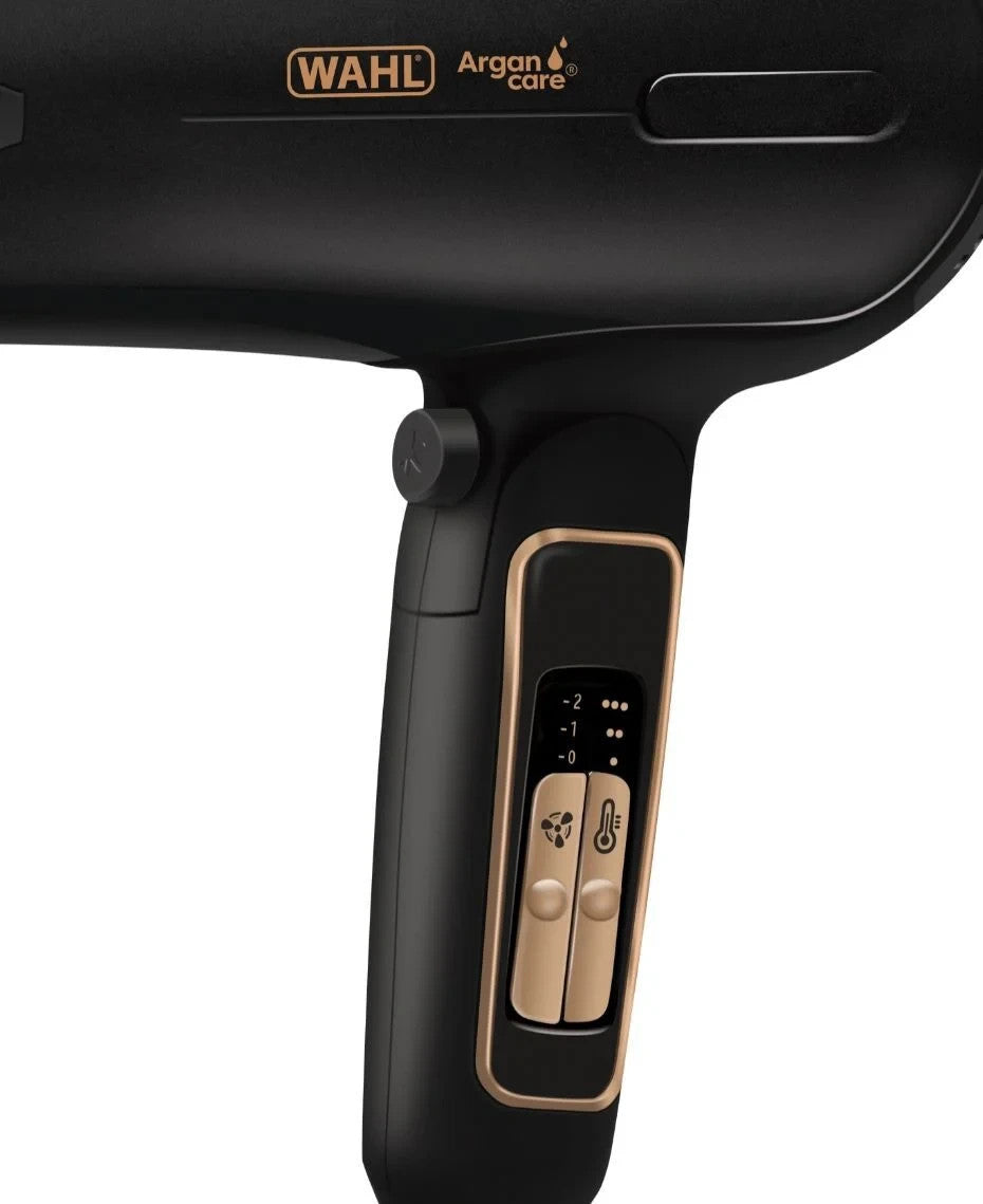 Wahl Argan Care Hair Dryer Styling Blower Hairdryer Heater Foldable Blow Dry
