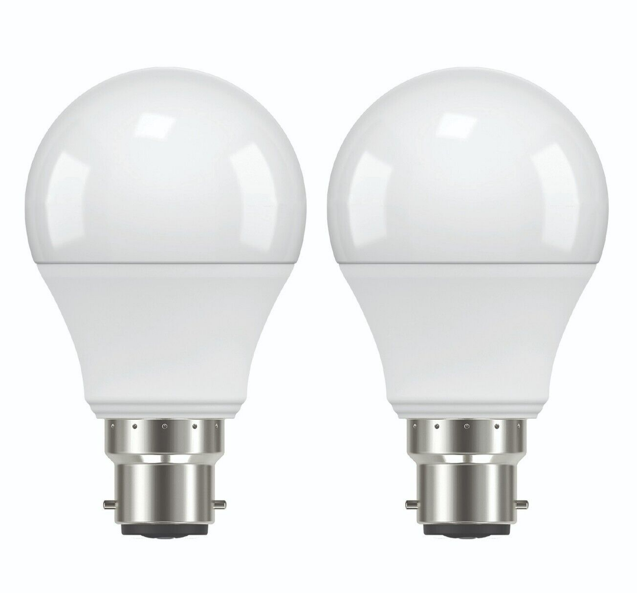 Luce Bella LED Lights A60 B22 806lm Warm White 8W Lighting Bulb Globe 2 Pack