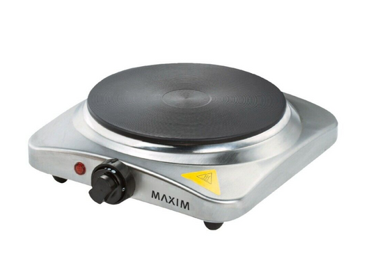 Maxim Kitchen Electric Cooktop Hotplate Pro Single Portable Stove 1500W