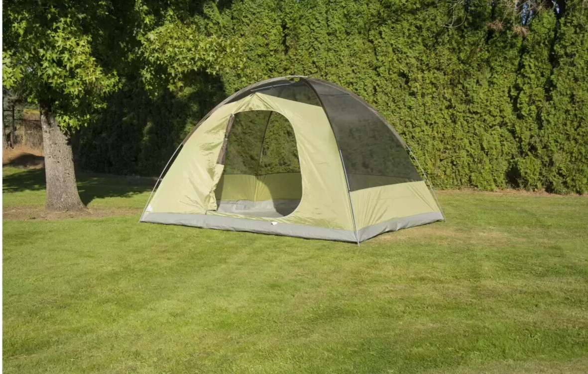 Timber Ridge  Camping Tent  6 Person Dome Hiking Outdoor Shelter Waterproof