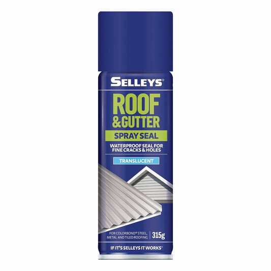 Selleys Roof Gutter Spray Seal Sealant 315g Waterproof UV Resistant Long Lasting
