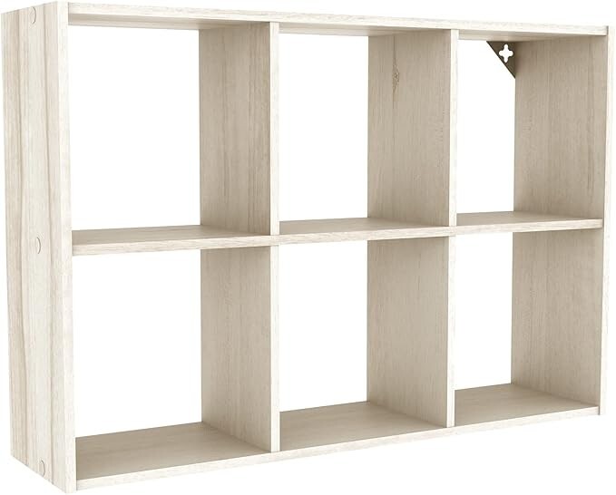 Mini 6 Storage Cube Shelves Display Cabinet Bookshelf Unit Toy Book Organizer