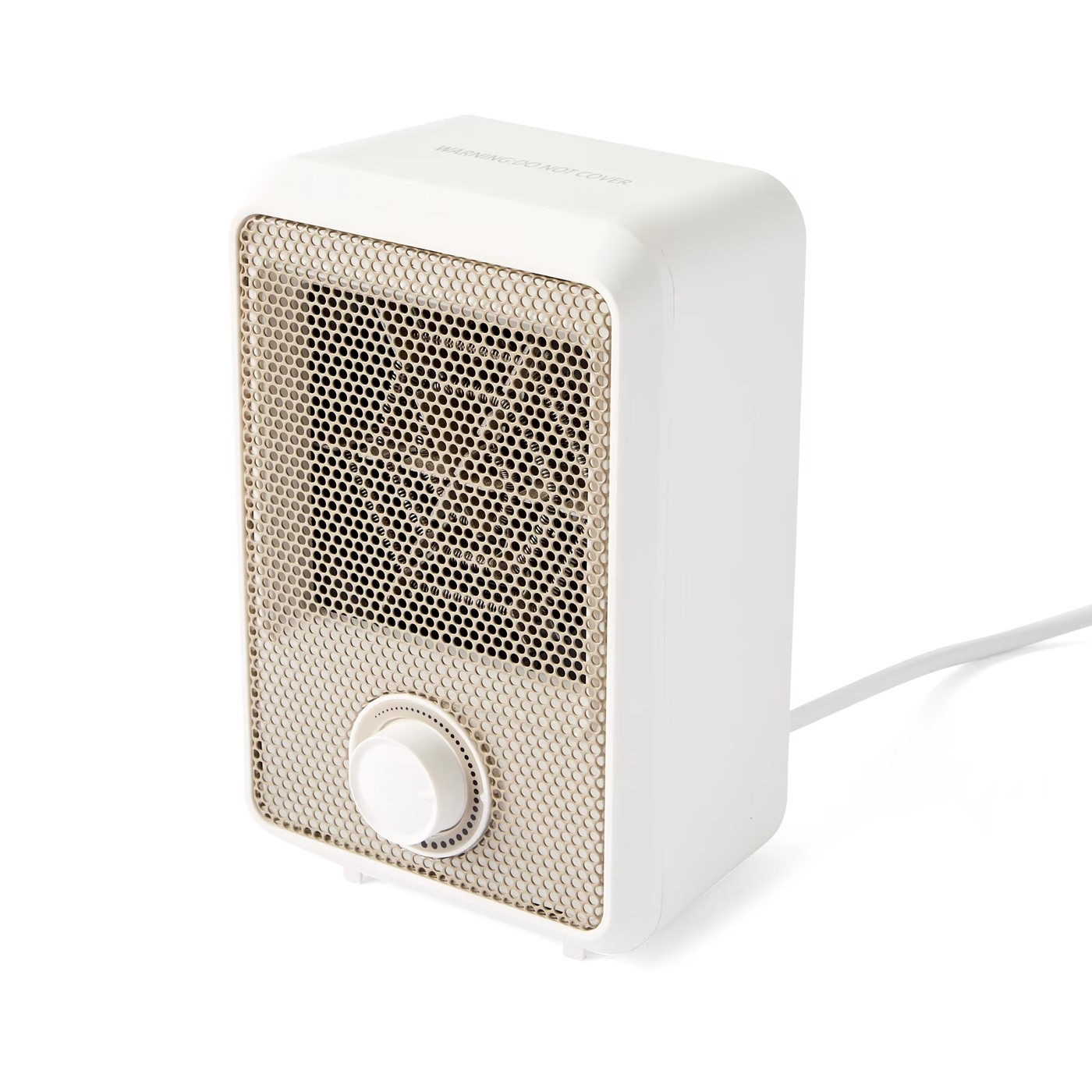Desktop Mini Electric Heater Portable Small Room Warmer Office Table 600W White