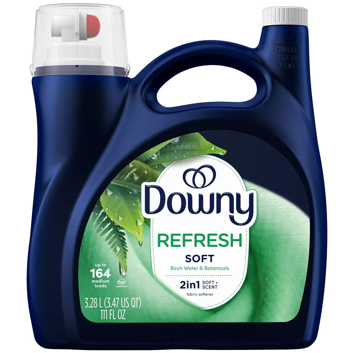 Downy Fabric Softener Liquid Infusions Refresh Birchwater & Botanicals 3.28L