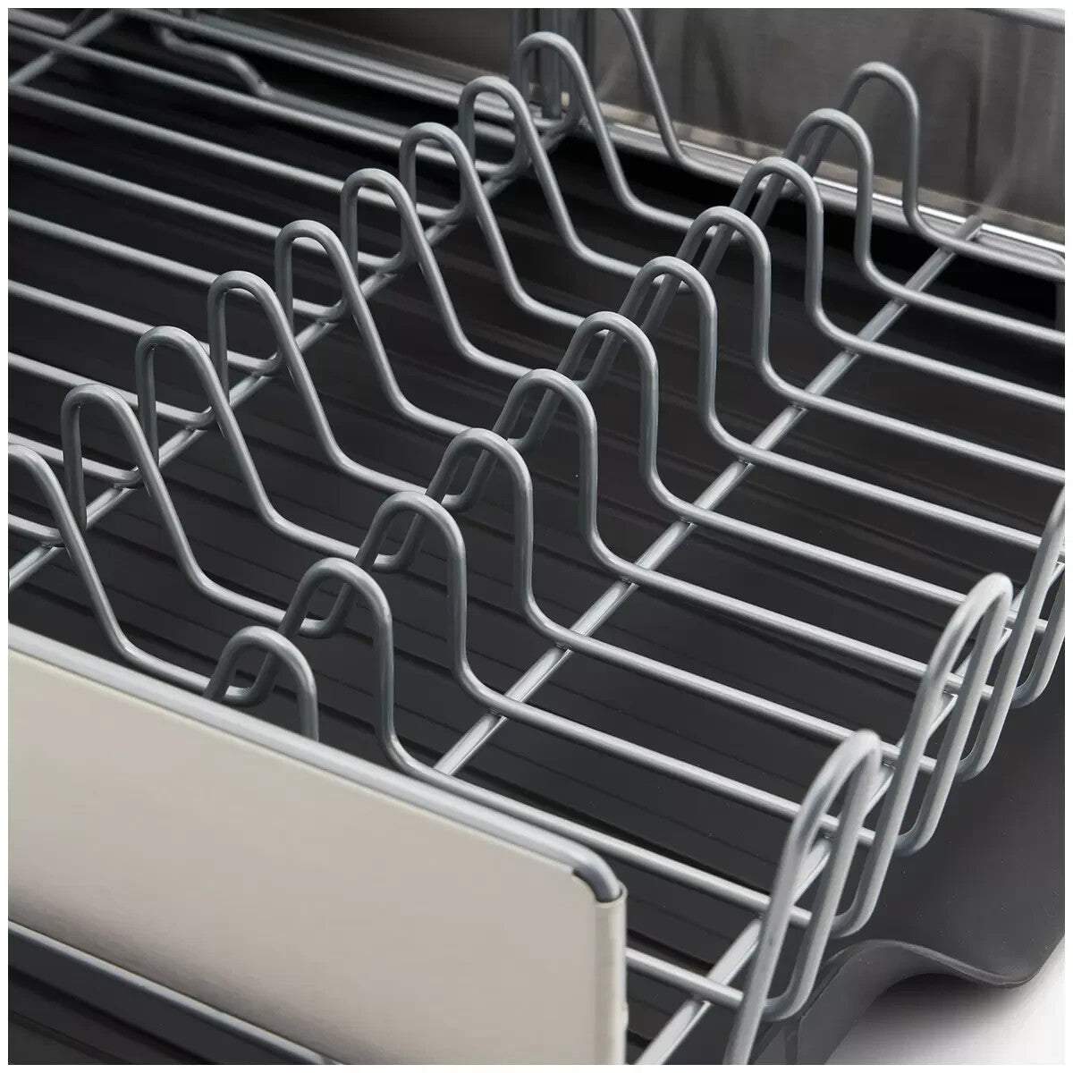 Sabatier Compact Dish Rack Drying Plates Cup Holder Tray Drainer Organiser