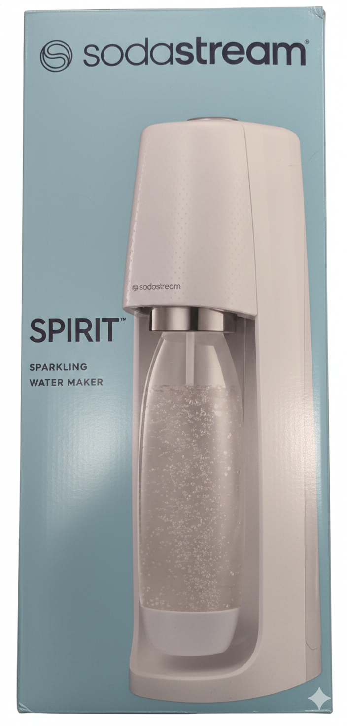 SodaStream Spirit Sparkling Drink Water Soda Fizzy Drinks Machine Maker White