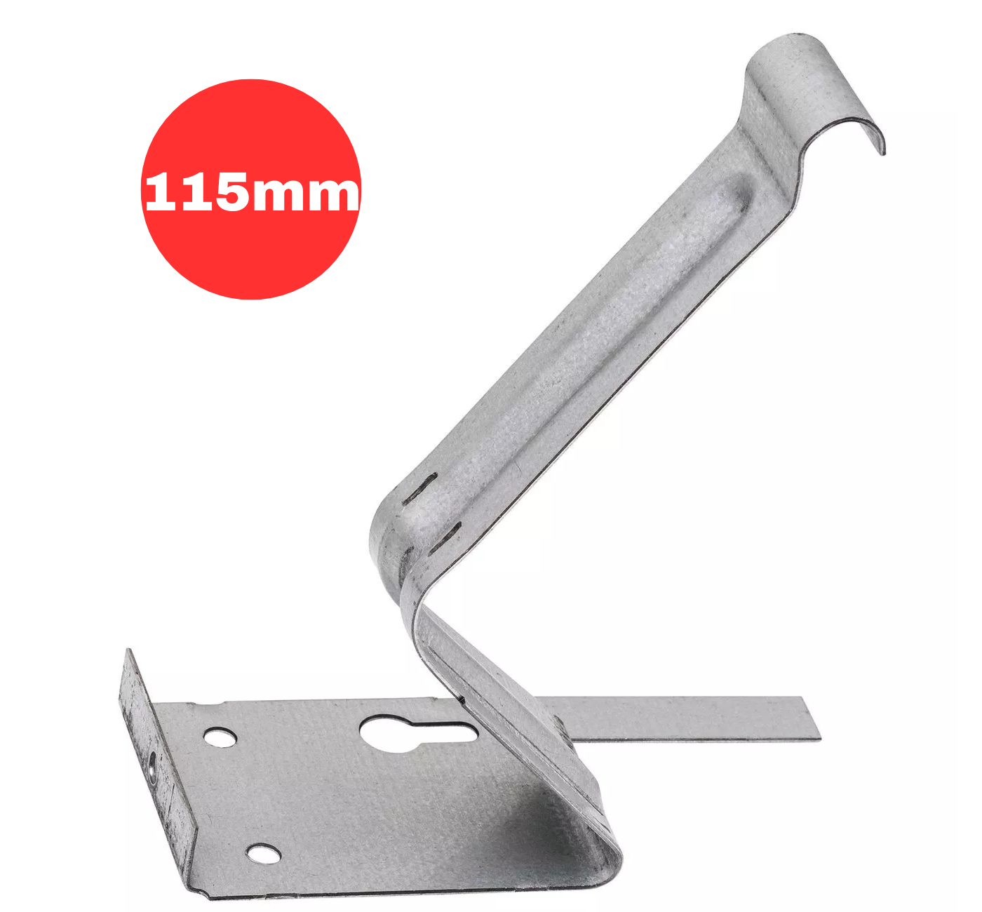 Fielders 115mm Zinc Quad Gutter Strap Plumbing Clip Fixture Replacement