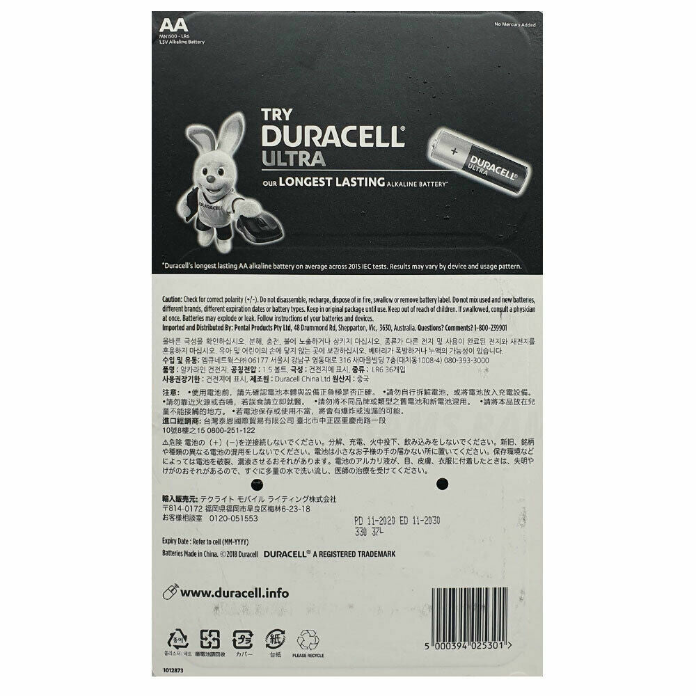 Genuine Duracell 9V Coppertop Alkaline Battery Batteries 2 4 6 8