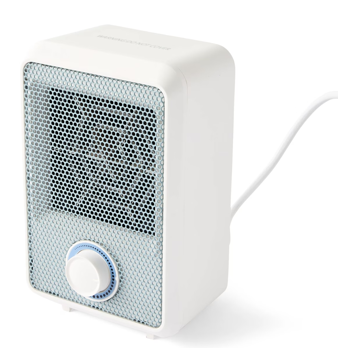 Desktop Mini Electric Heater Portable Small Room Warmer Office Table 600W Blue