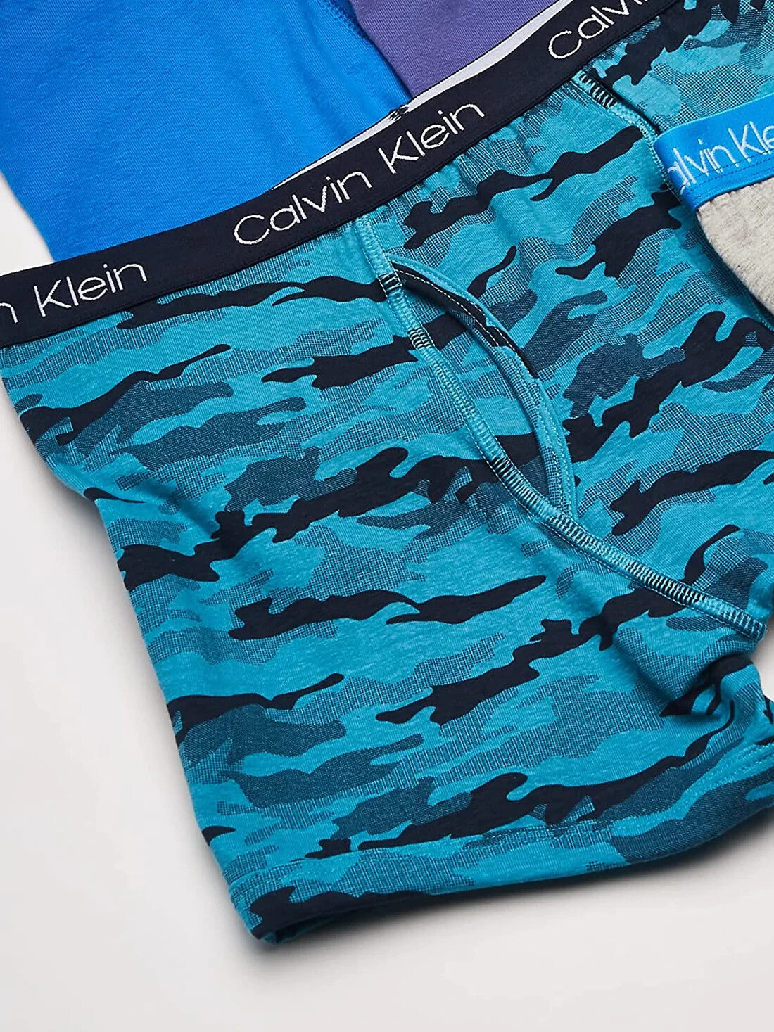 4x Calvin Klein Underwear Boys Boxer Brief Comfort Soft Cotton Stretch 6/7 Small