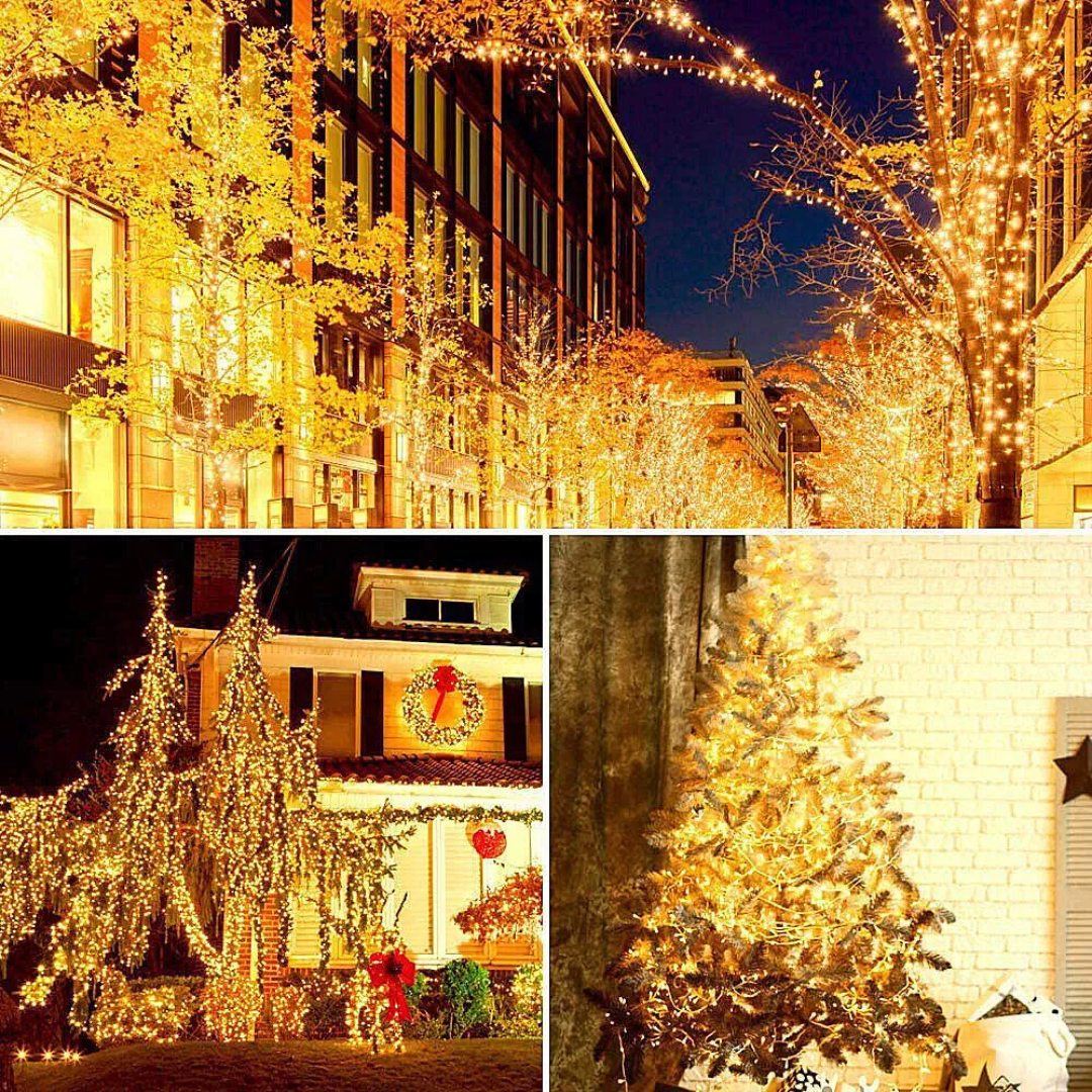 2x Lytworx Christmas Lights 250 Buds Warm White LED Fairy String Decoration