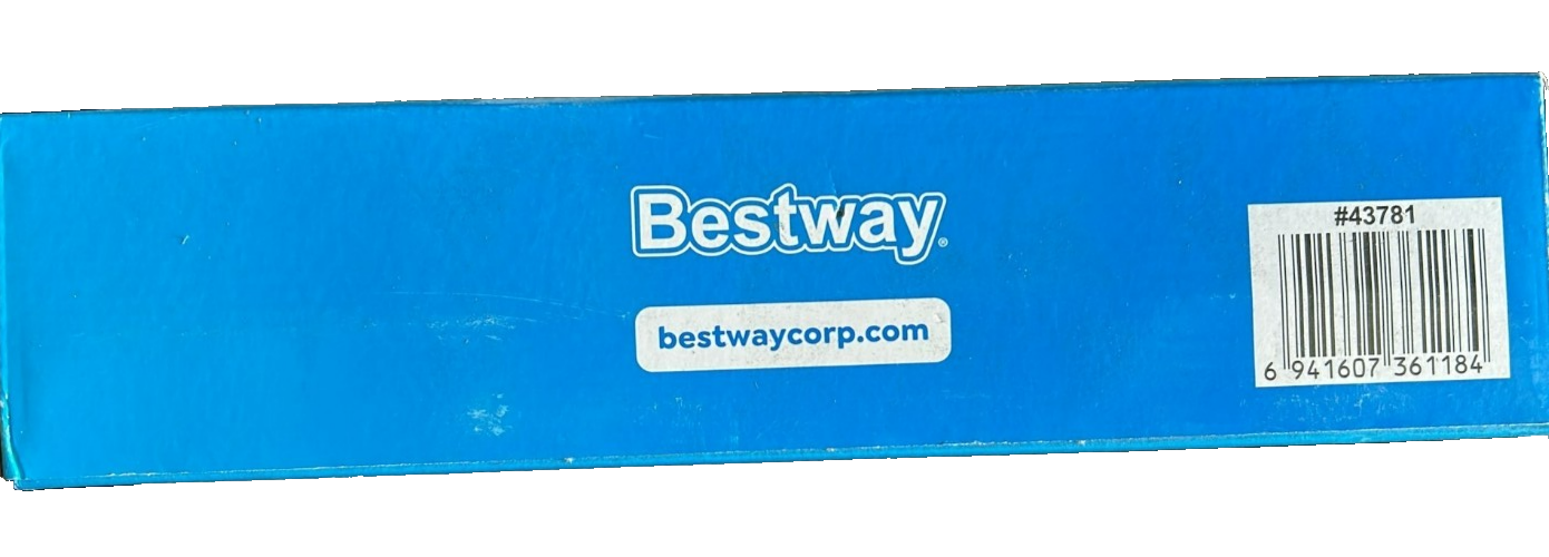 Bestway H2OGO Inflatable Float Bed Seat Lounge Clear Beach Swimming Pool 7ft
