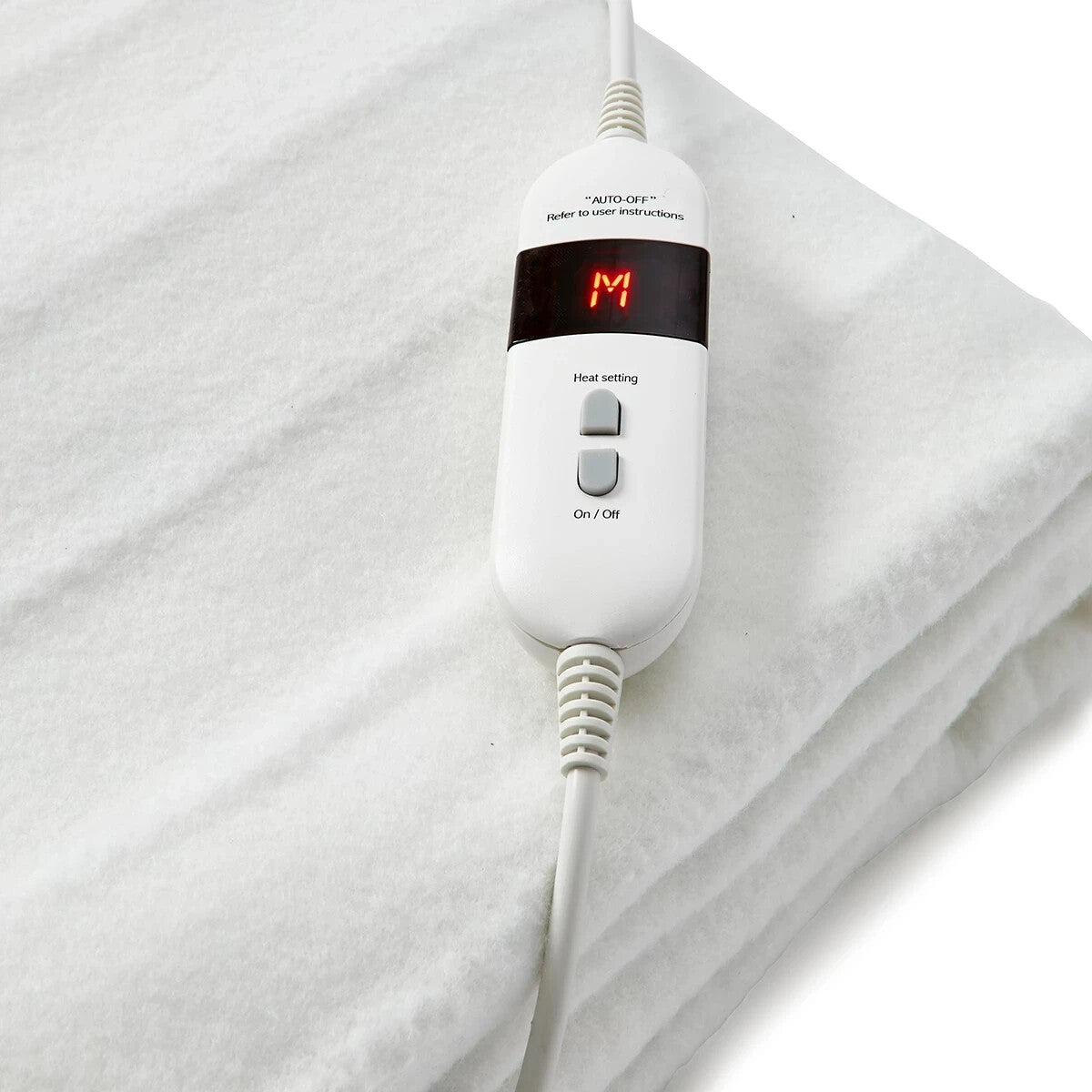 Electric Blanket Single Bed Fitted Heated Electric Polyester Under Throw Bedding