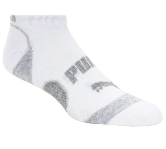 Puma Women's Repreve Athletic Sock Low Cut Sport Socks Size 9-11 White 12 Pairs